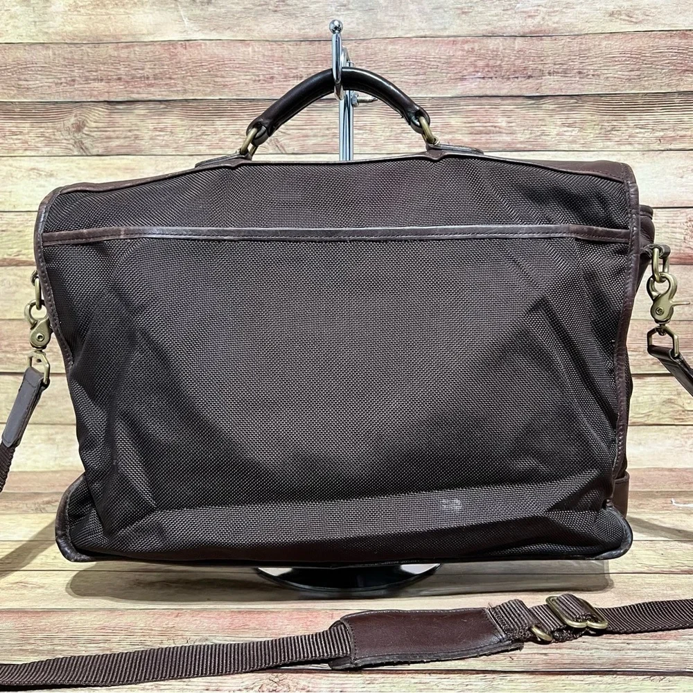 Coach Brown Canvas Messenger Bag